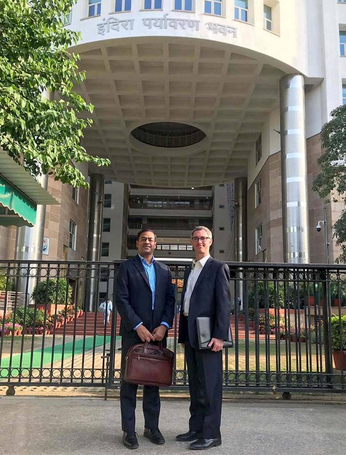 Rick Michelman with Shailesh Nema, VP and Managing Director, Michelman India.