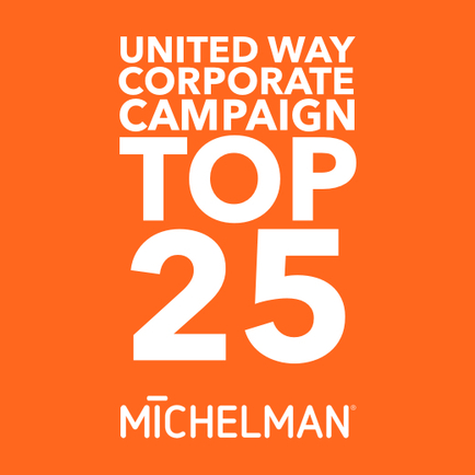 Associate Giving Makes United Way Top 25 List